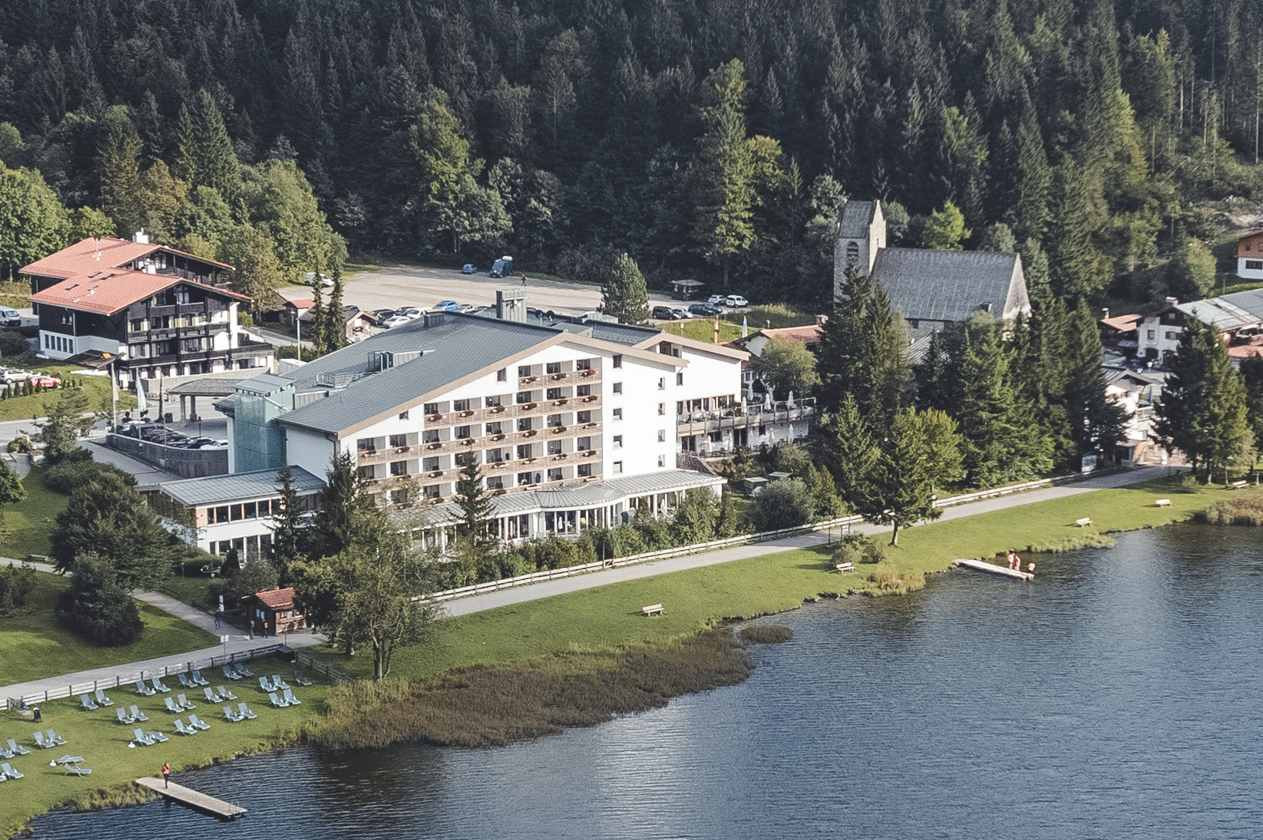 Luftbild Arabelle Hotel Spitzingsee