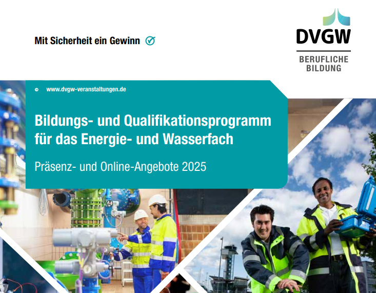 DVGW-Bildungs- und Qualifikationsprogramm 2025